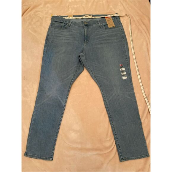 Levis 311 Shaping Skinny Jeans Women Plus Size 24W Blue Denim29" Inseam - Picture 1 of 10